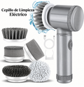 Cepillo Eléctrico de Limpieza Inalámbrico: friega sin esfuerzo (5 cabezales)